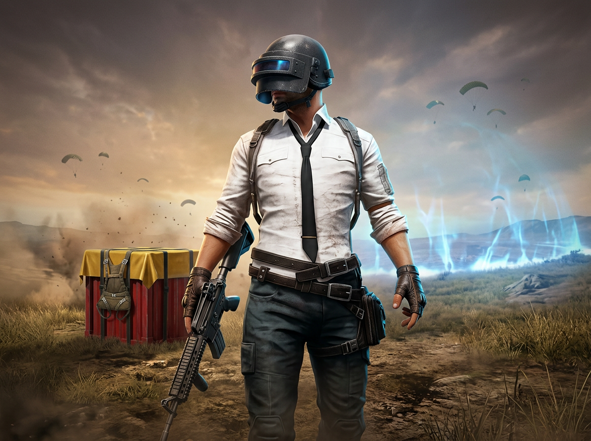 PUBG Mobile inspired game artwork